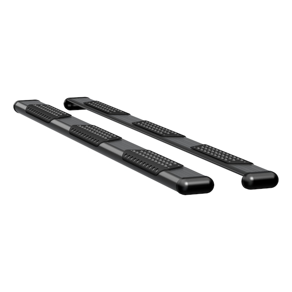 O-MEGA/O-MEGA II RUNNING BOARDS BLACK TEXTURED POWDER COAT(BRKTS SOLD